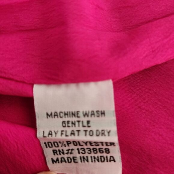 SOUTHERN FROCK WOMEN'S SHIFT SLEEVELESS RUFFLE NECKLINE DRESS SIZE LARGE - Picture 8 of 8